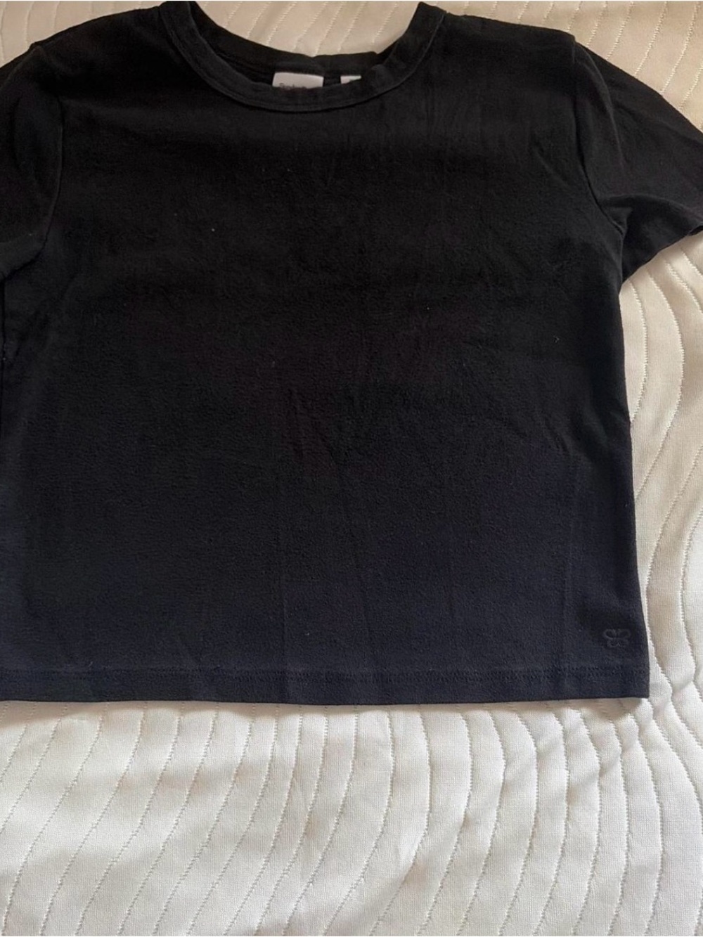 Sunday Best Black Short Sleeve Crewneck Tee